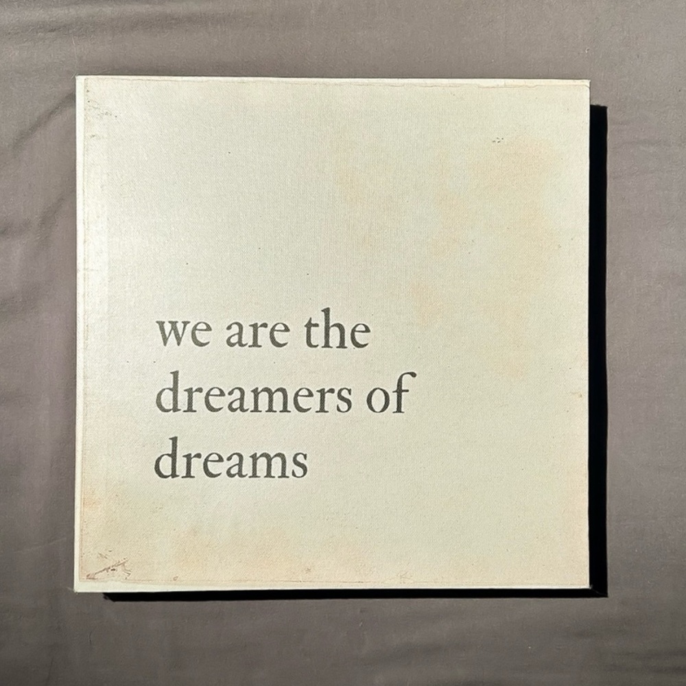 ROALD DAHL Screen Printed  Canvas quote